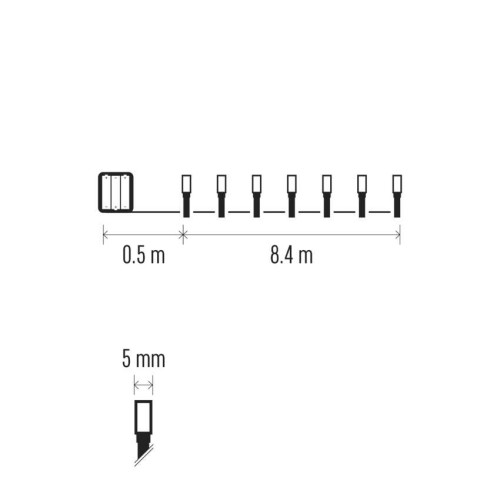 CATENA LUMINOSA 120 LED LUCE FREDDA... CATENA LUMINOSA 120 LED LUCE FREDDA...
