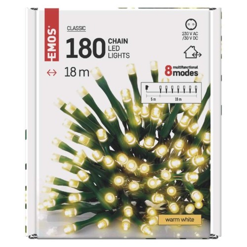 CATENA LUMINOSA 180 LED LUCE CALDA... CATENA LUMINOSA 180 LED LUCE CALDA...