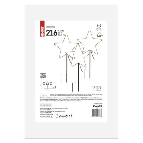 3 Stelle 216 LED Luce Fredda - Magia... 3 Stelle 216 LED Luce Fredda - Magia...
