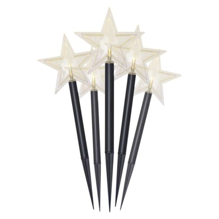 5 Stelline Decorative Natalizie LED a Batterie - Magia e Calore per il Tuo Spazio Esterno | EMOS DCZW01