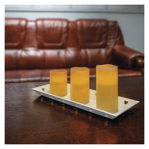 SET 3 CANDELE LED FINTA CERA A... SET 3 CANDELE LED FINTA CERA A...