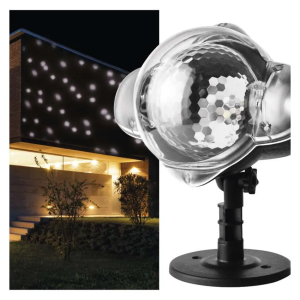 Proiettore LED decorativo con fiocchi di neve cadenti, luce bianca per interni ed esterni | EMOS DCPC03