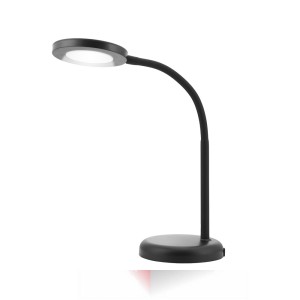Lampada da Tavolo Nera 6W -...