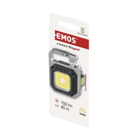 Espositore 10pz Mini Torcia LED Ricaricabile Multifunzione, 750 lm | EMOS P4714