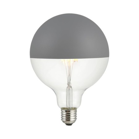 Lampadina LED Globo d.125 Cupola Grigia 6.5W  - Eleganza Dimmerabile