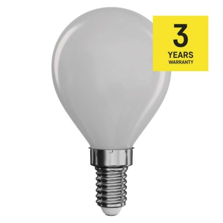 Lampadina LED Filamento E14 3.4W (40W) 470lm 2700K Sfera Opale | EMOS ZF7220