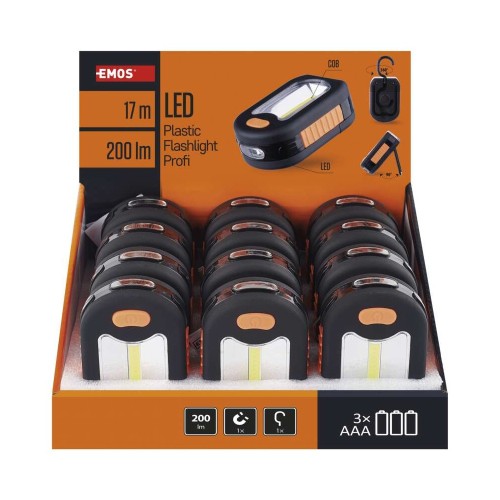 Espositore 12pz Lampada da lavoro COB...