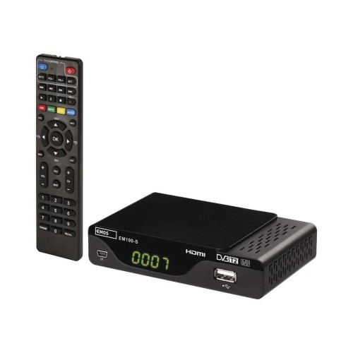 Decoder Digitale Terrestre DVB-T/T2 Full HD, EMOS J6014