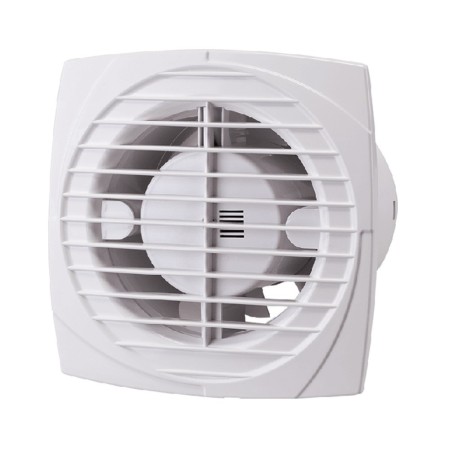 Aspiratore da Parete D.120 Slim con Valvola Anti-Retroflusso: Design Elegante | Elmark 500121
