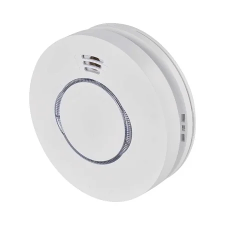 Rilevatore di fumo 220V EMOS P56502 TSS890B-HI bianco quadrato con LED verde e rosso