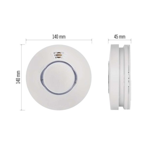 Rilevatore di Fumo TSS890B-HI...