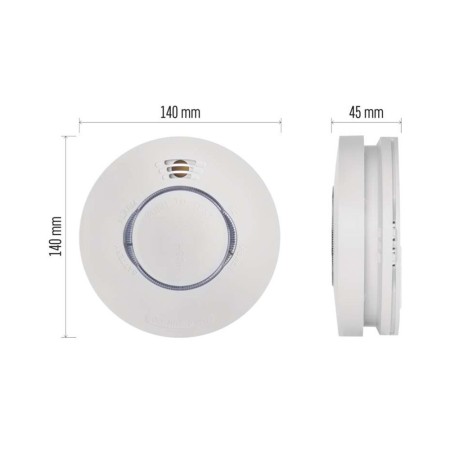 Rilevatore di Fumo TSS890B-HI Conforme CPR - Sicurezza Avanzata | EMOS P56502