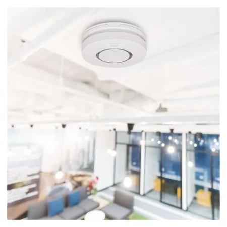 Rilevatore di Fumo 220V TSS890B-HI Cablato Interconnesso Max 40 Unità | EMOS P56502