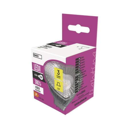 Lampadina LED Dicroica MR16 4,5W (31W) 4000k - 3 Anni Garanzia | EMOS ZQ8434