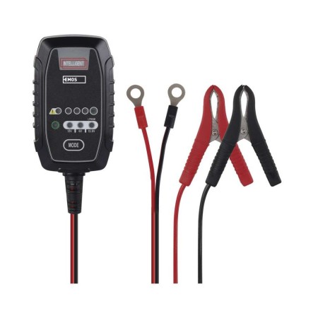 Caricabatteria Moto Scooter Quad 6/12V 0.8A Desolfatazione Mantenimento Inverno | EMOS N1015