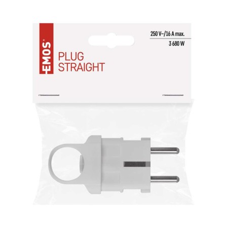Spina Schuko Innovativa con Anello per Estrazione Facile: Sicurezza e Comfort | EMOS P0038