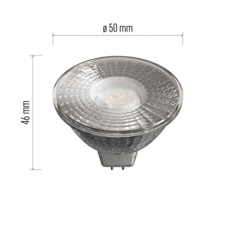 Lampadina LED Dicroica MR16 4,5W (31W) 3000k - 3 Anni Garanzia | EMOS ZQ8433