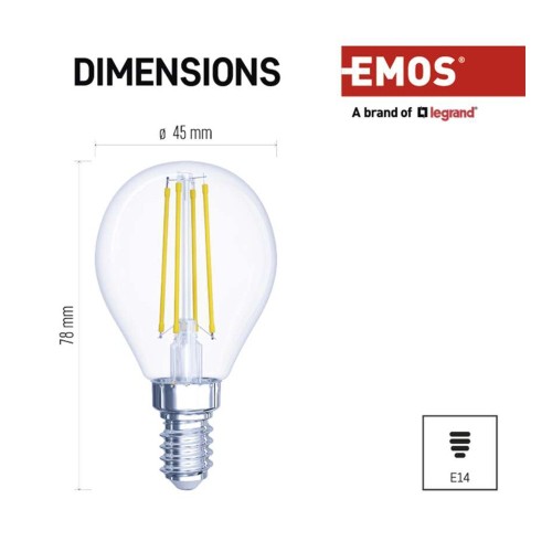 Lampadina LED Filamento E14 6W (60W )... Lampadina LED Filamento E14 6W (60W )...
