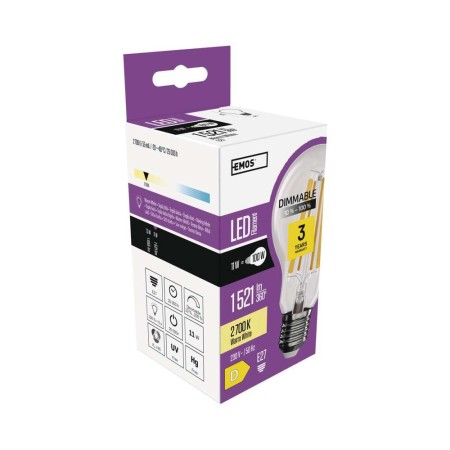 Lampadina LED Filamento 11W (100W ) 2700K Dimmerabile | Emos ZF5164D