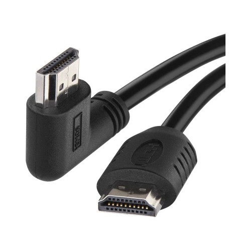 Cavo HDMI 2.0 4K UHD 18 Gbit/s 3m con Connettore 90° - Qualità Superiore | Emos S10310