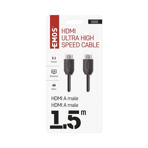 Cavo HDMI 2.1 8K 48 Gbit/s 1,5m -...