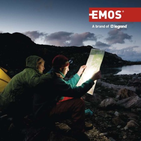 Lampada Frontale EMOS P3536 - 220lm, 100m Portata, Resistente all'Acqua | EMOS P3536