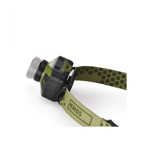 Lampada Frontale LED CREE: Illuminazione Potente 330Lm, Fascio Regolabile 200m, IP43 | EMOS P3539