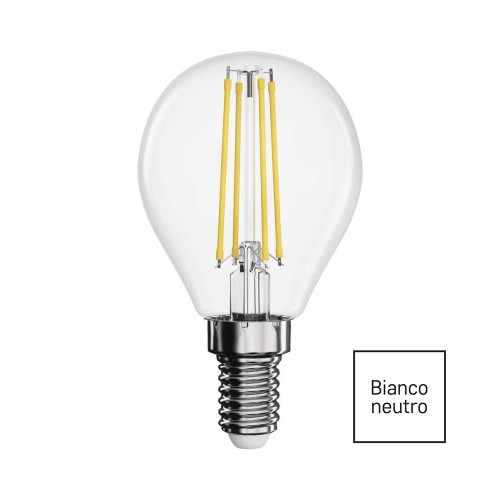 Lampadina LED Filamento E14 6W (60W ) 4000K Sfera | Emos ZF1241