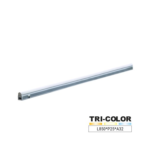 Regletta LED T5 Tri-Color 11W 850mm 1400lm - Seleziona Luce Calda/Fredda/Naturale