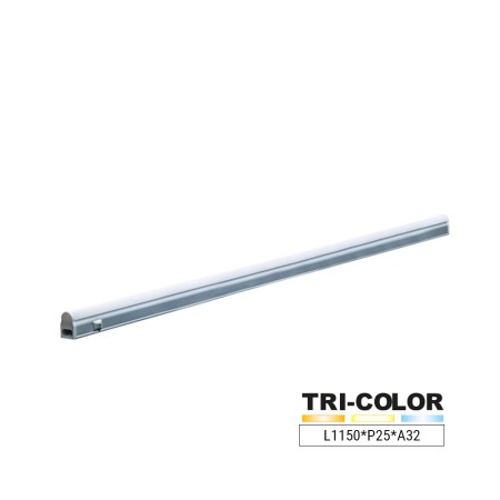 Reglette LED T5 Tri-Color 15W 1150mm 1900lm - Seleziona Luce Calda/Fredda/Naturale