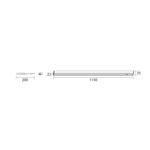Reglette LED T5 Tri-Color 15W 1150mm... Reglette LED T5 Tri-Color 15W 1150mm...