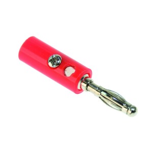 Spina Banana 4mm Rossa -...