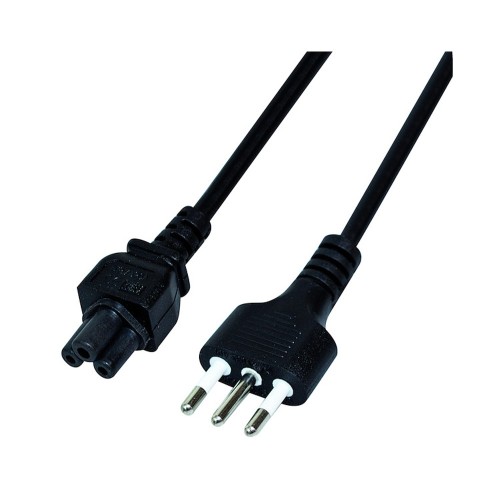 Cavo Alimentazione 10A Presa C5 1m - Per Notebook e Dispositivi Elettronici