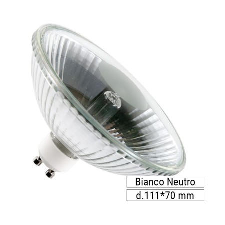 Lampadina Alogena GU10 75W ES111 4000K | Luce Neutra e Dimmerabile