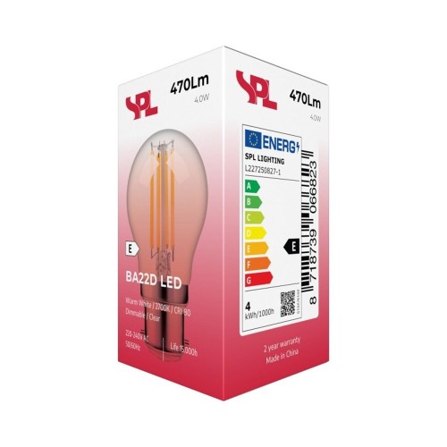 Lampadina LED Filamento BA22D Sfera... Lampadina LED Filamento BA22D Sfera...