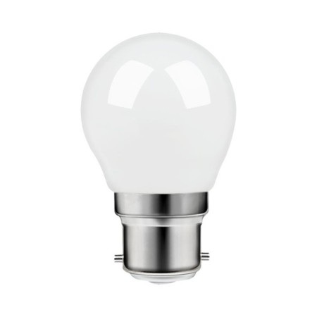 LAMPADINA LED FILAMENTO BA22D SFERA 4.5W 2700K 470LM OPALE/SATINATA DIMMERABILE