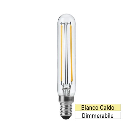 Tubolare LED E14 4W 22.5cm 2500K CRI 90 Dimmerabile Tubolare LED E14 4W 22.5cm 2500K CRI 90 Dimmerabile