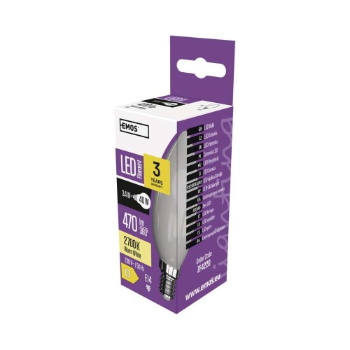 Lampadina LED Filamento Oliva E14...
