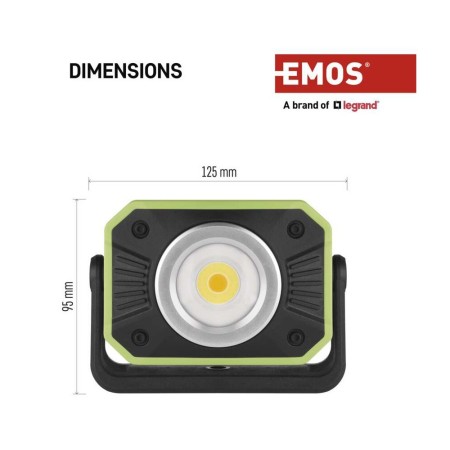 Lampada da Lavoro LED COB 900 lm - Power Bank | Emos  P4542