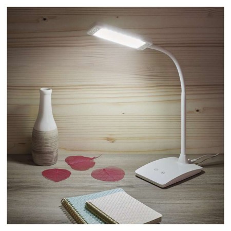 Lampada da Tavolo EDDY 6W Luminosità e Colore Regolabili Emos Z7599W Lampada da Tavolo EDDY 6W Luminosità e Colore Regolabili Emos Z7599W