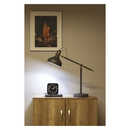 Lampada da Tavolo HARRY EMOS Grigio Scuro - E27, Braccio Regolabile, Design Elegante | Emos Z7611