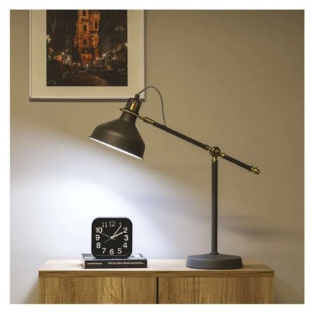 Lampada da Tavolo HARRY EMOS Grigio Scuro - E27, Braccio Regolabile, Design Elegante Emos Z7611 Lampada da Tavolo HARRY EMOS Grigio Scuro - E27, Braccio Regolabile, Design Elegante Emos Z7611