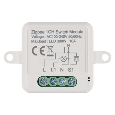 Modulo Interruttore 1 Canale L+N Gosmart IP-2101SZ ZigBee | Emos H5101