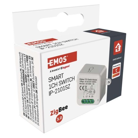 Modulo Interruttore 1 Canale L+N Gosmart IP-2101SZ ZigBee | Emos H5101