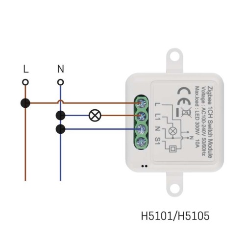 Modulo Interruttore 1 Canale L+N... Modulo Interruttore 1 Canale L+N...