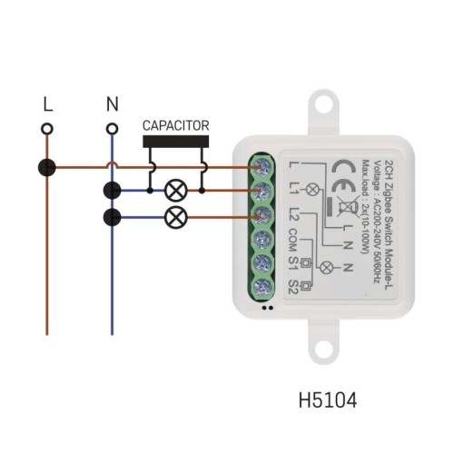 Modulo Interruttore 2 Canali L+... Modulo Interruttore 2 Canali L+...