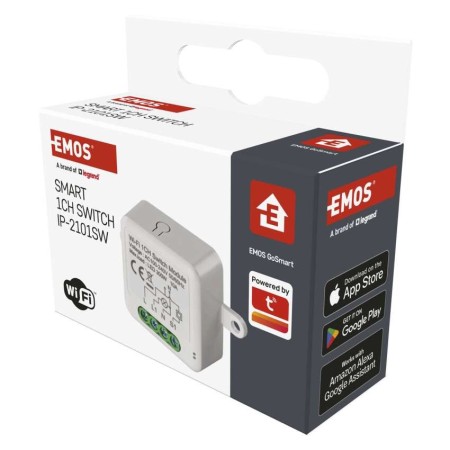 Modulo Interruttore 1 Canale Gosmart IP-2101SW Wi-Fi | Emos H5105