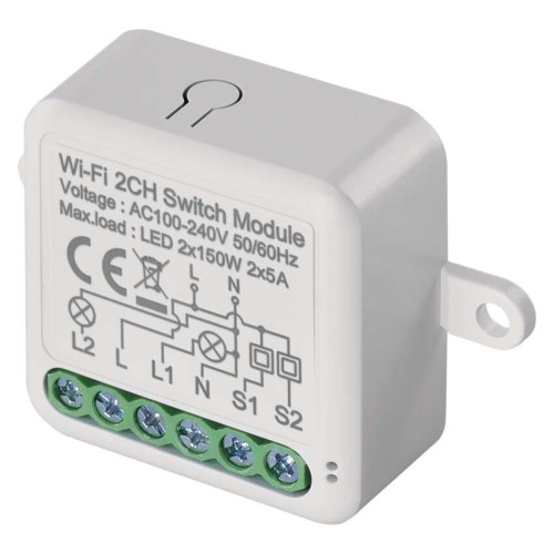 Modulo Interruttore 2 Canali Gosmart... Modulo Interruttore 2 Canali Gosmart...