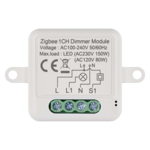 Modulo Interruttore Dimmer Smart ZigBee 1 Canale Gosmart IP-2111DZ Emos H5107 - Controllo Intelligente delle Luci 2