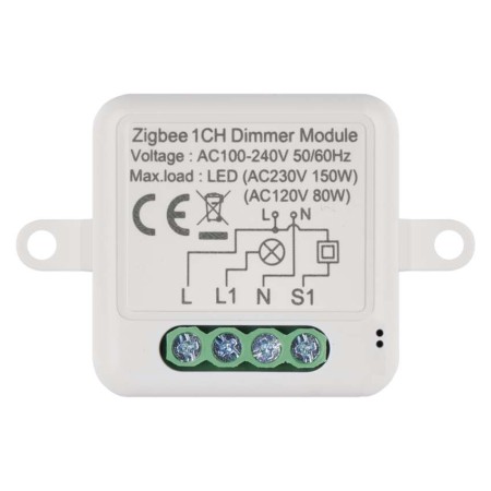 Modulo Interruttore Dimmer 1 Canale Gosmart IP-2111DZ ZigBee | Emos H5107
